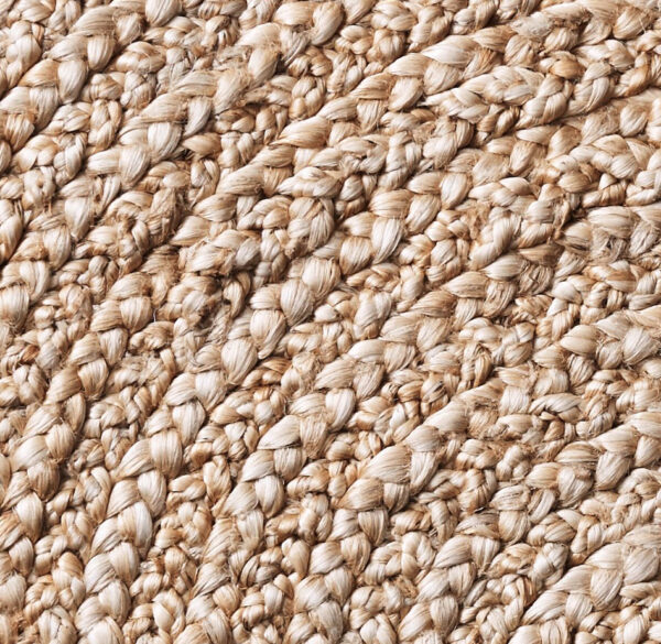 Kerala Beach Sand - Braided Jute Round Rug (AJR112G) - Image 2
