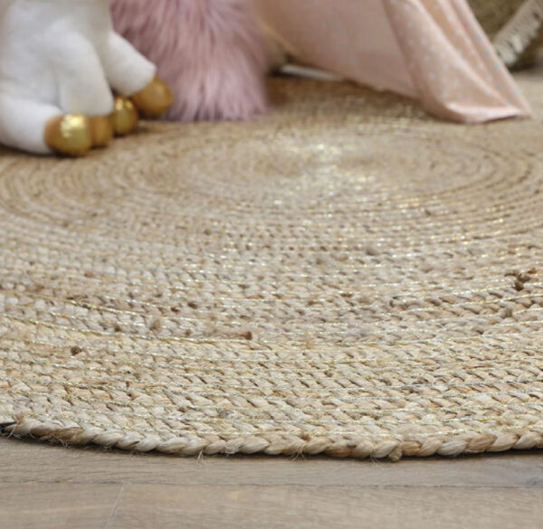Kerala Beach Sand - Braided Jute Round Rug (AJR112G) - Image 3