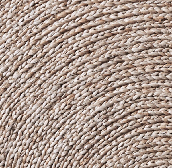 Kerala Gold - Braided Round Rug Hand Knotted Gold (AJR110G) - Image 2