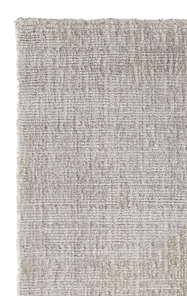 New York Silver - Handwoven Wool and Viscose Rug  (ASWR-S) - Image 2