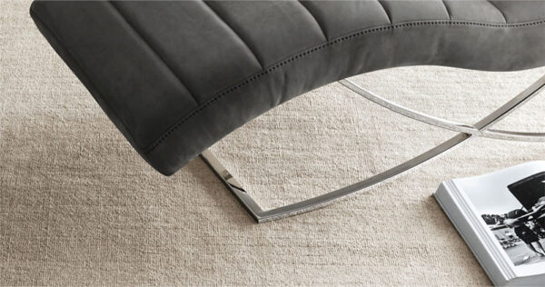 New York Silver - Handwoven Wool and Viscose Rug  (ASWR-S) - Image 3