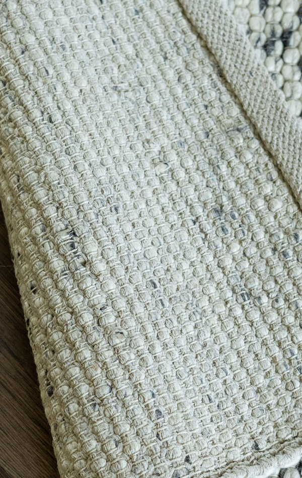 Traube Sand-Handwoven Textured Wool and Viscose Rug (ATR-SD) - Image 3
