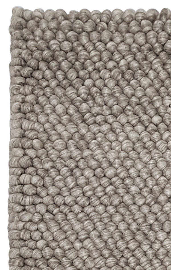 Loopy Oatmeal - Handwoven loop pile chunky wool in New Zealand wool (ALR-03O) - Image 2